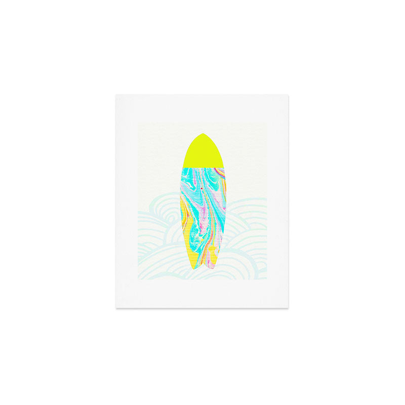 psychedelic surf Art Print Gallery Image 1