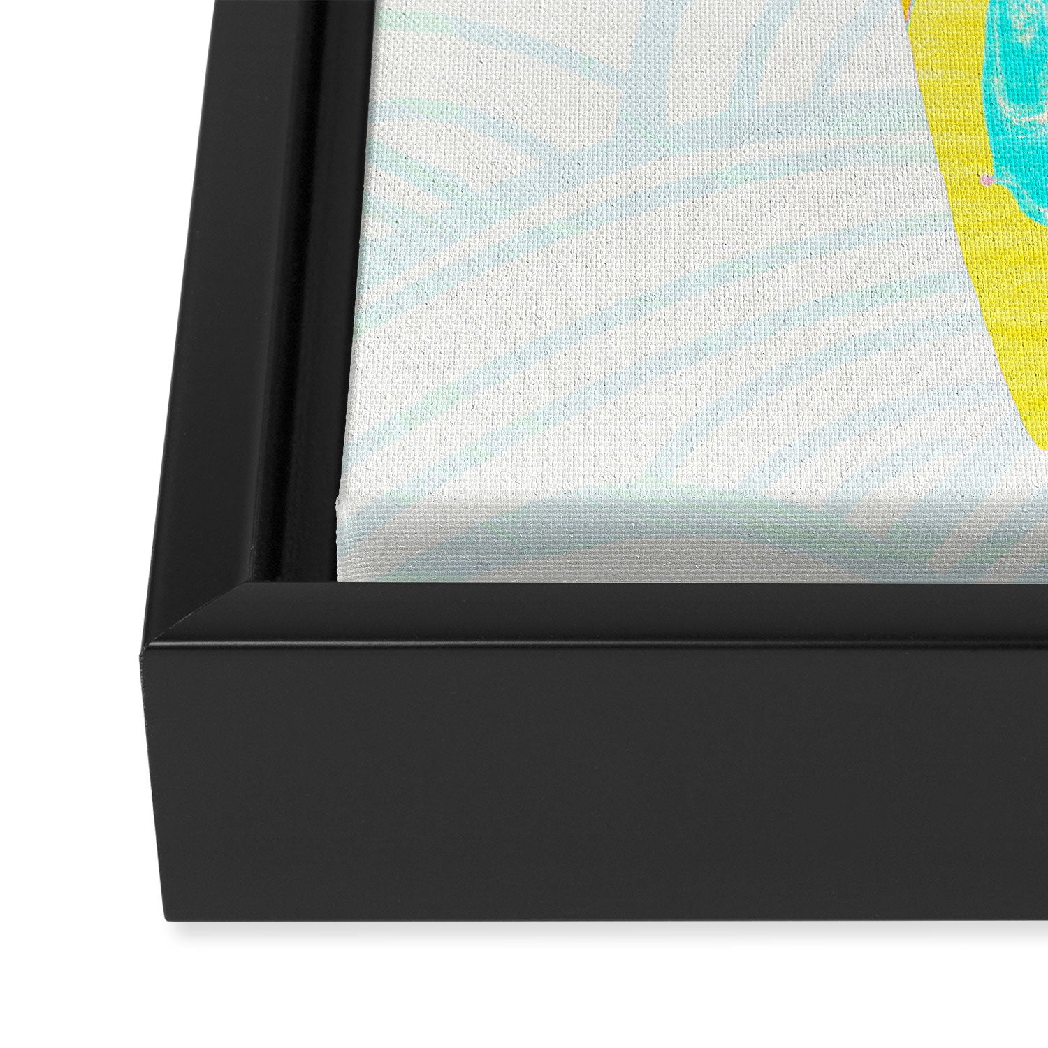 psychedelic surf Framed Canvas Print Gallery Image 3