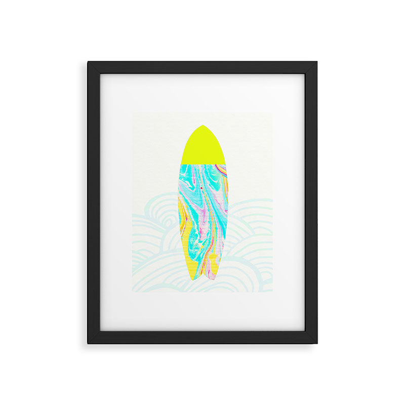 psychedelic surf Framed Art Print Gallery Image 6