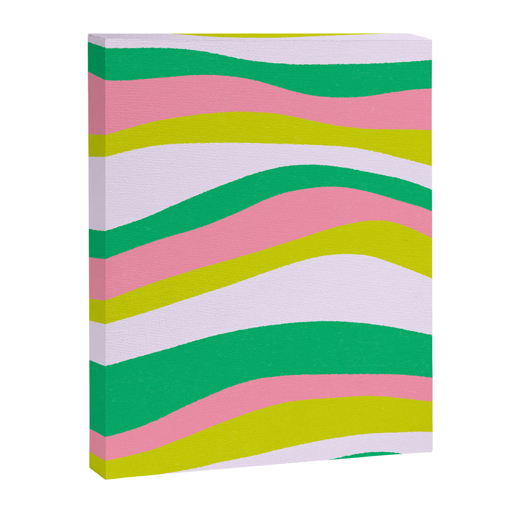 Retro Ribbon Stripes Canvas Print Gallery Image 8