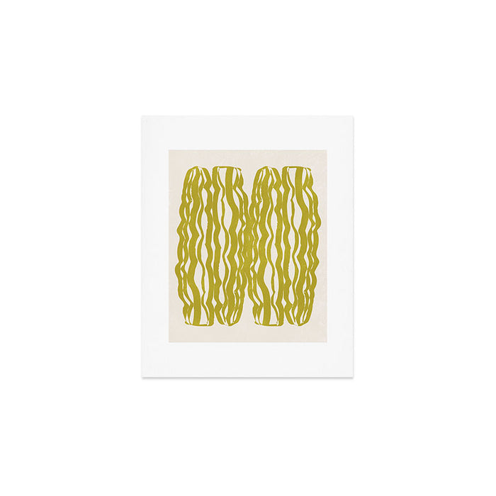 SAGUARO cactus, olive Art Print Gallery Image 1