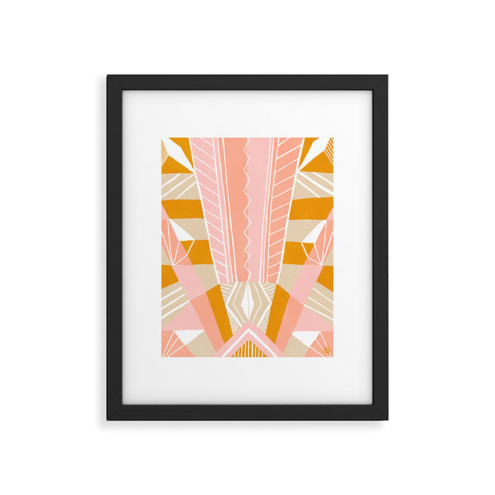 salida, peach Framed Art Print Gallery Image 1
