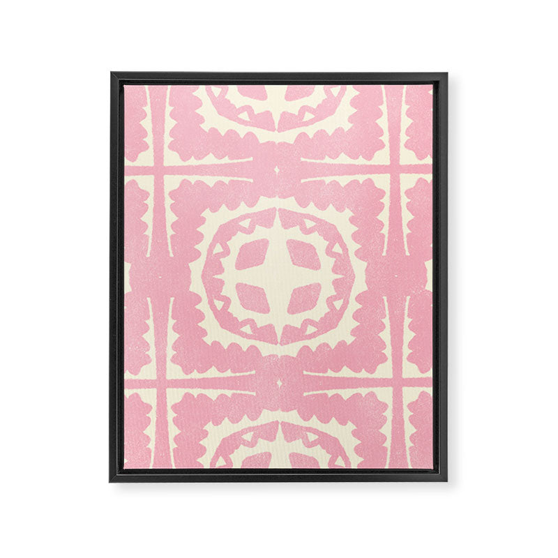 sayulita, pink Framed Canvas Print Gallery Image 8