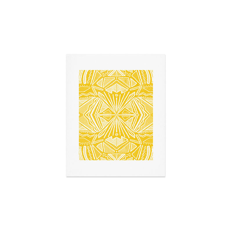 Solana, fall golden mandala Art Print Gallery Image 1