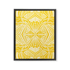 Solana, fall golden mandala Framed Canvas Print Gallery Image 8