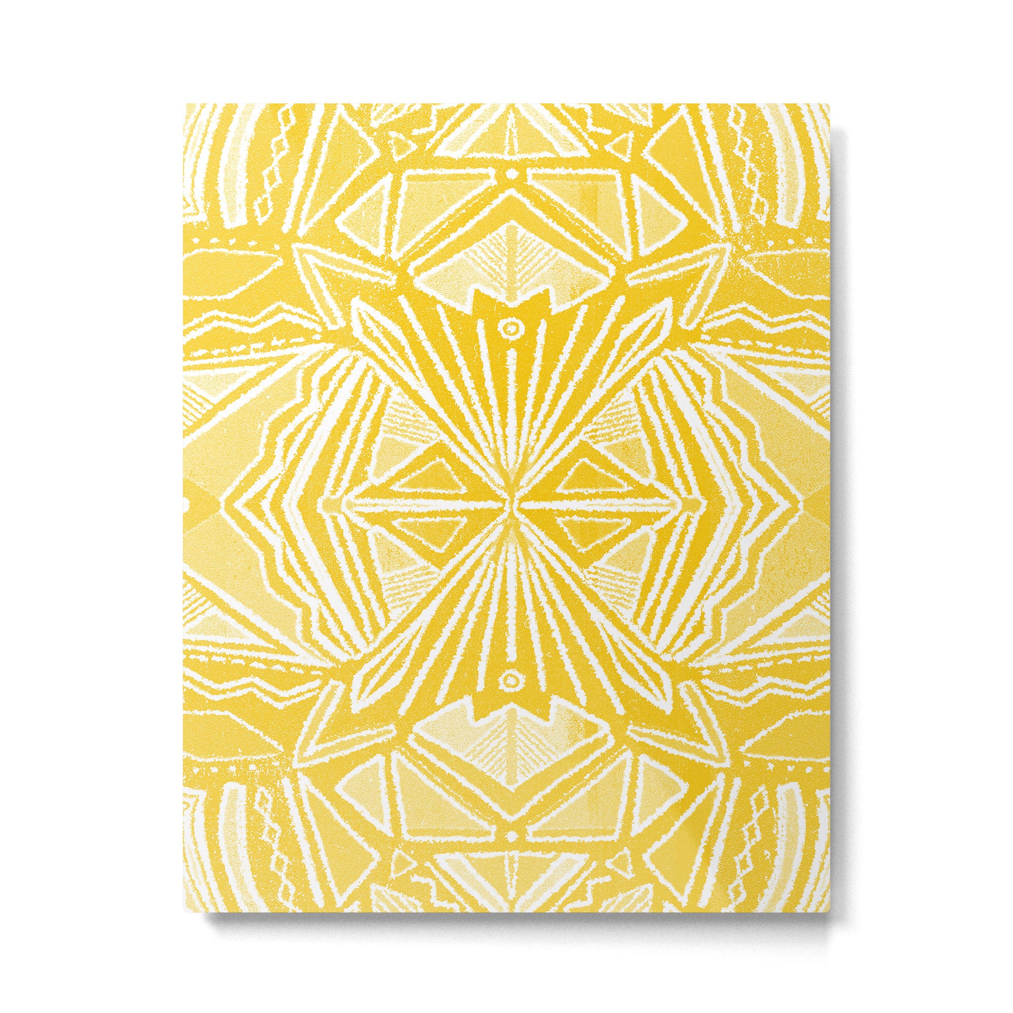 Solana, fall golden mandala Metal Print Gallery Image 6