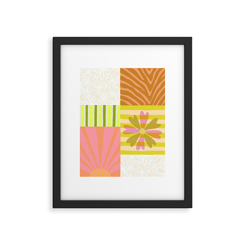 Sun Blocks, Vacation Mode Framed Art Print Gallery Image 5