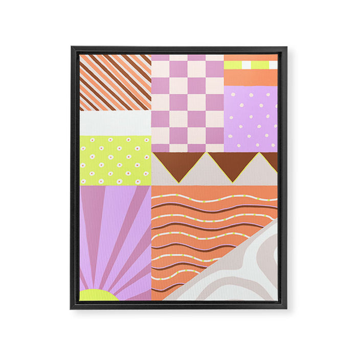 Sun City Framed Canvas Print Gallery Image 1