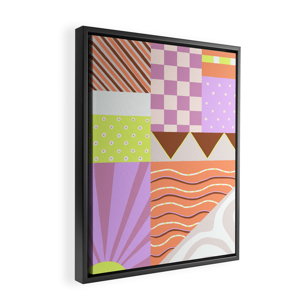 Sun City Framed Canvas Print Gallery Image 2