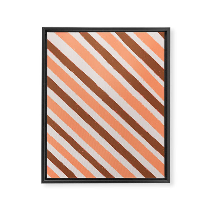 Sun City Stripes Framed Canvas Print Gallery Image 1