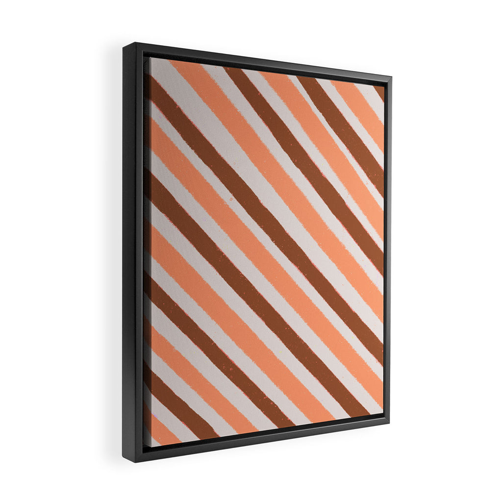 Sun City Stripes Framed Canvas Print Gallery Image 2