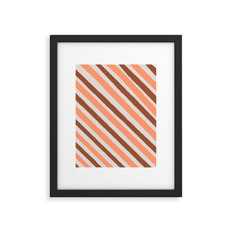 Sun City Stripes Framed Art Print Gallery Image 6