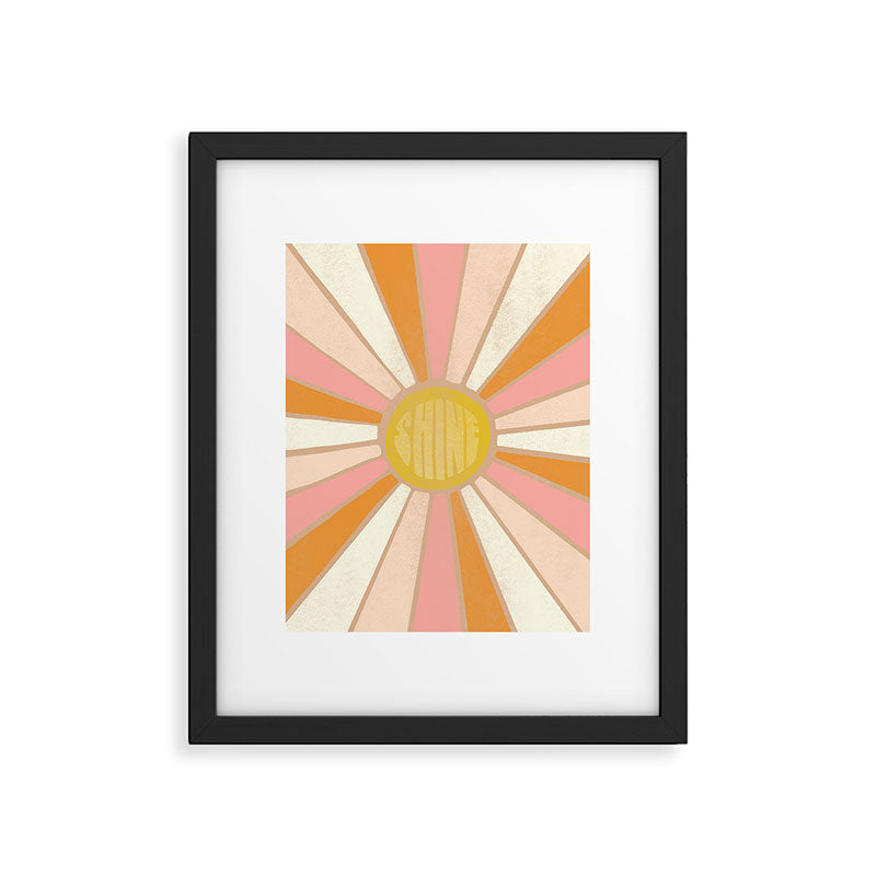 sundial shine, clay Framed Art Print Gallery Image 6