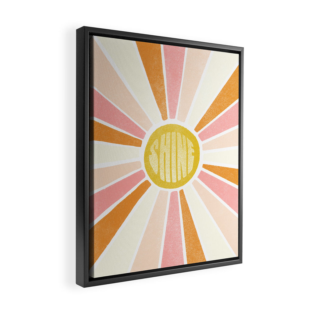 sundial shine Framed Canvas Print Gallery Image 2