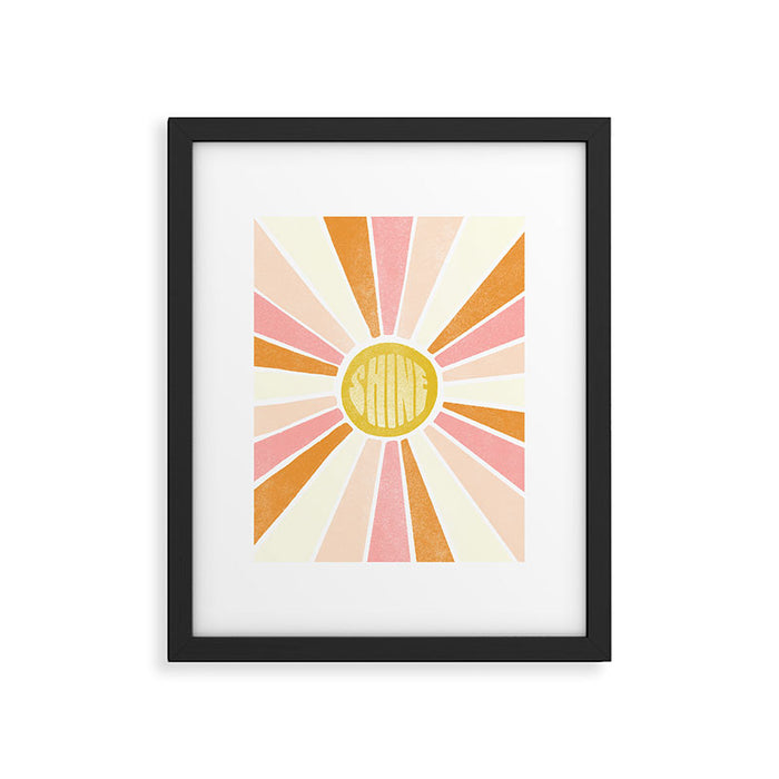 sundial shine Framed Art Print Gallery Image 1