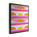 sunrise, sunset Framed Canvas Print Gallery Image 2
