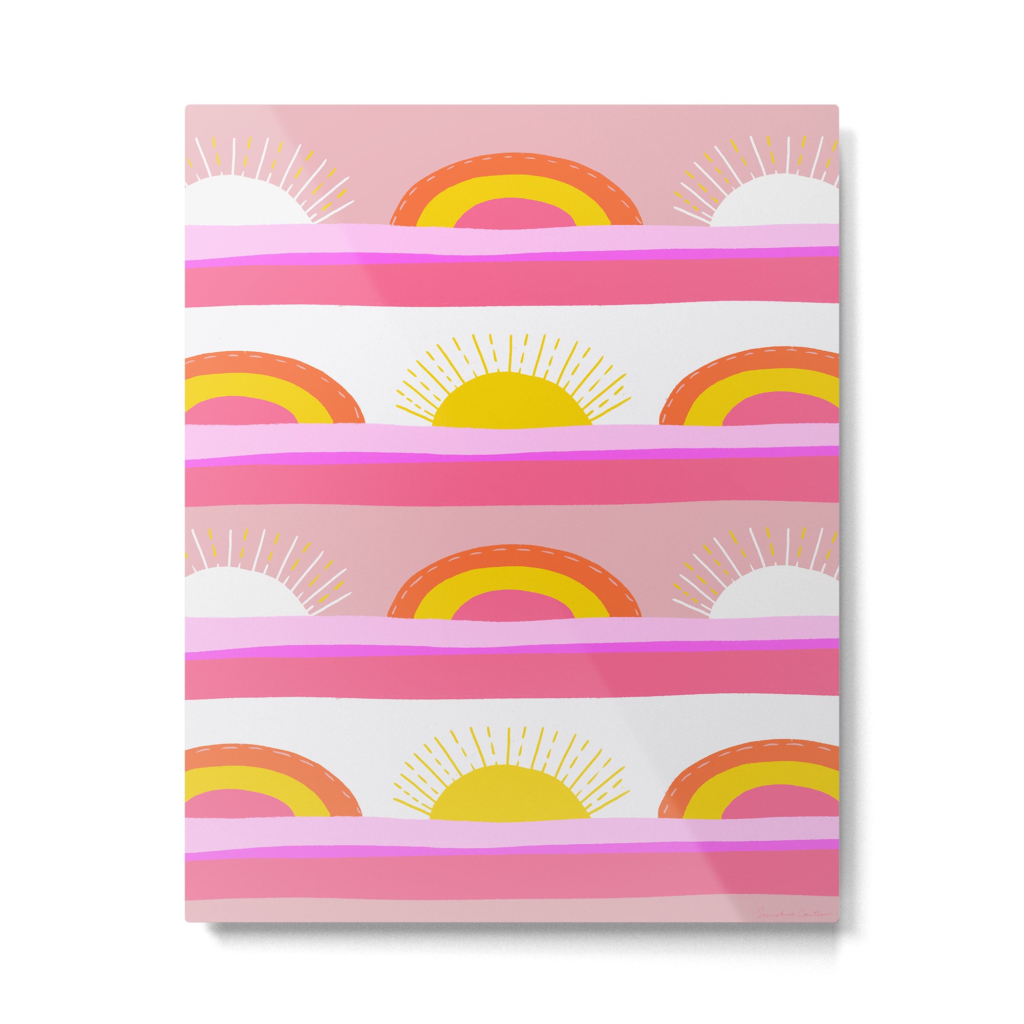 sunrise, sunset Metal Print Gallery Image 6