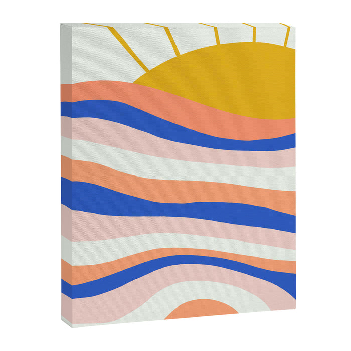 sunrise surf Canvas Print Gallery Image 1