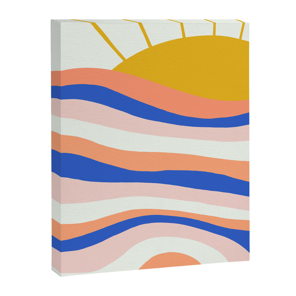 sunrise surf Canvas Print Gallery Image 8