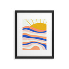 sunrise surf Framed Art Print Gallery Image 6