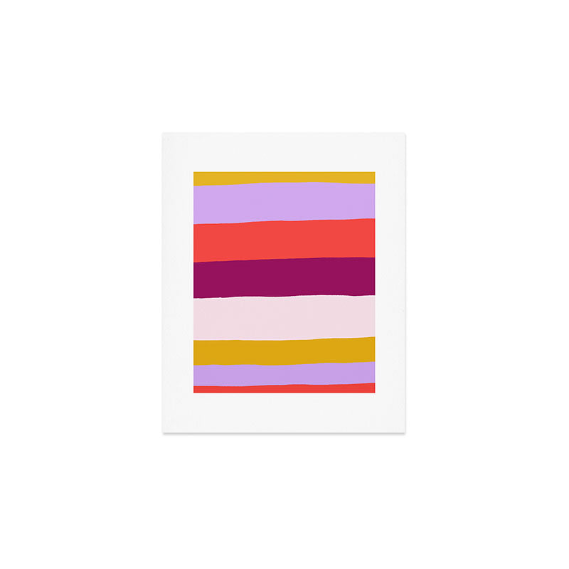 Sunset Stripes Art Print Gallery Image 1