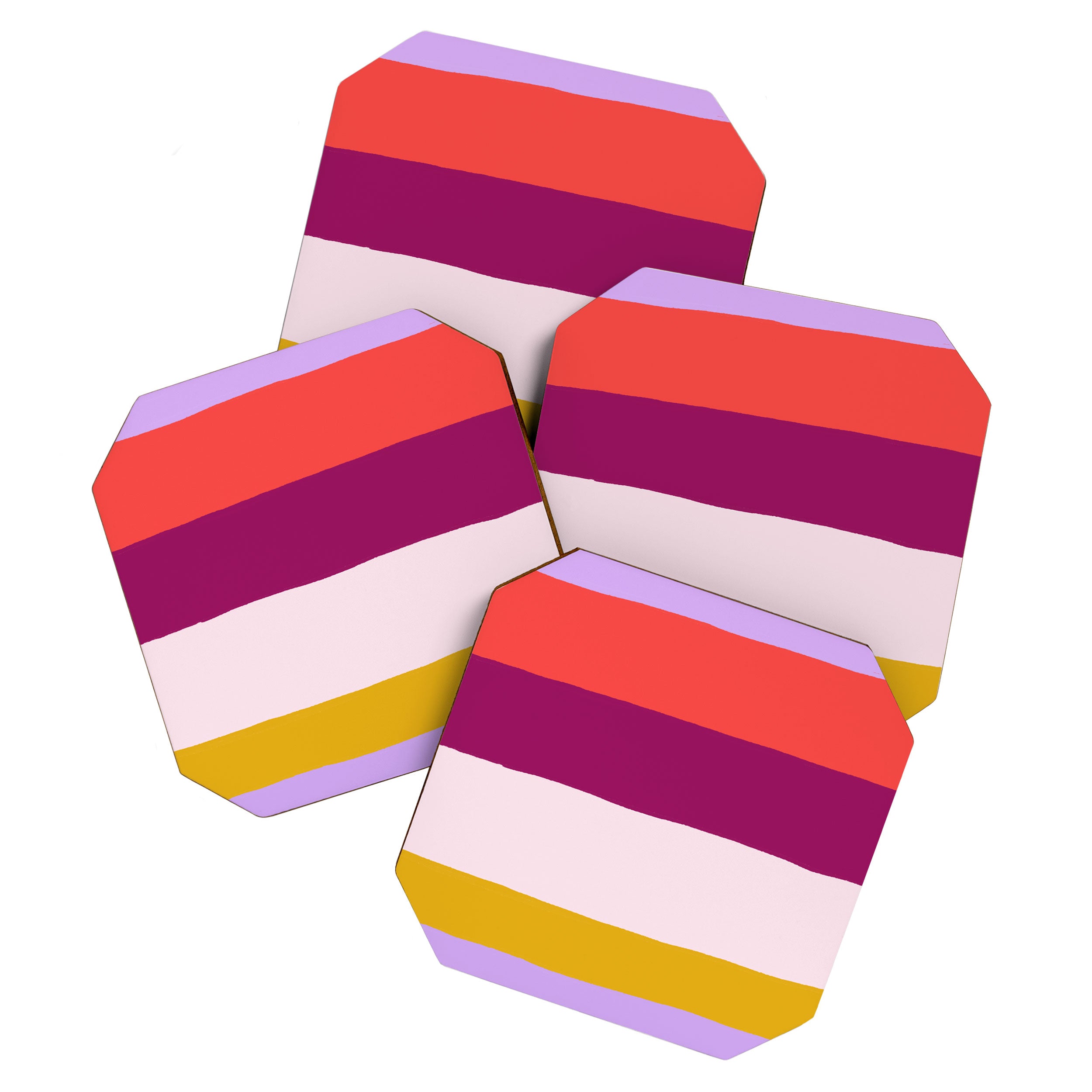 Sunset Stripes Coaster Gallery Image 1