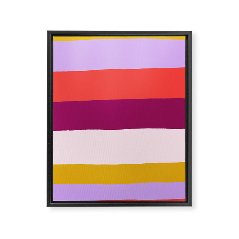 Sunset Stripes Framed Canvas Print Gallery Image 8