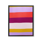 Sunset Stripes Framed Canvas Print Gallery Image 8