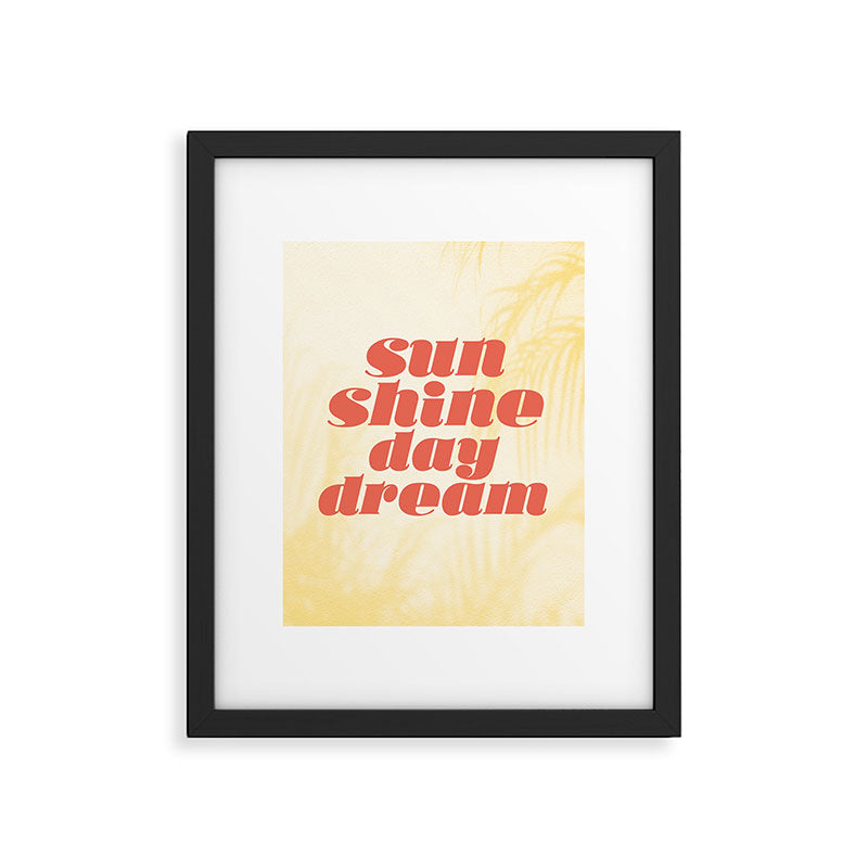sunshine daydream Framed Art Print Gallery Image 6