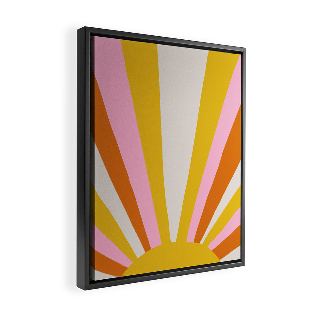 sunshine state of mind Framed Canvas Print Gallery Image 2