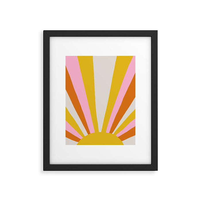 sunshine state of mind Framed Art Print Gallery Image 1