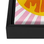 Sunshine Vibes Framed Canvas Print Gallery Image 3