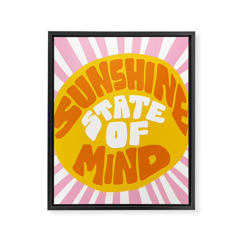 Sunshine Vibes Framed Canvas Print Gallery Image 8