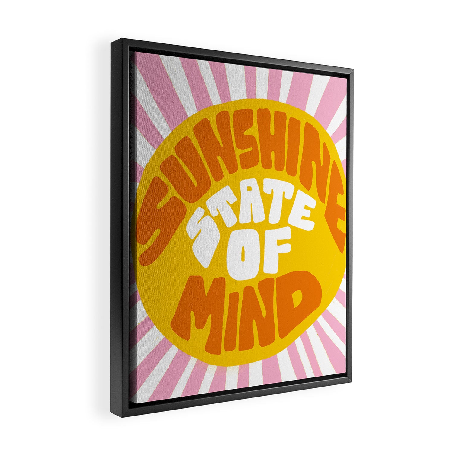 Sunshine Vibes Framed Canvas Print Gallery Image 2