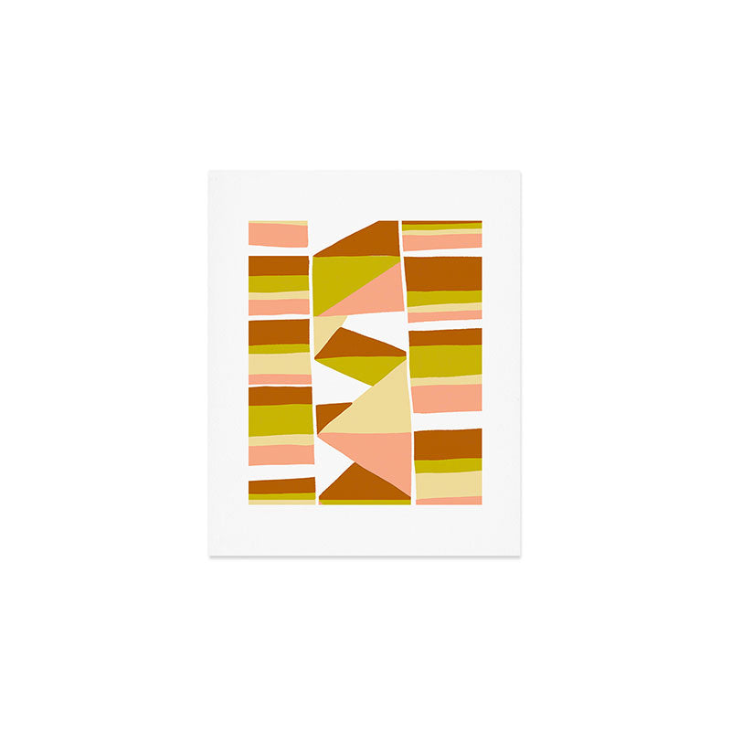 Sunwoven, sand and sage Art Print Gallery Image 1