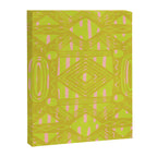 vintage kantha: chartreuse Canvas Print Gallery Image 8
