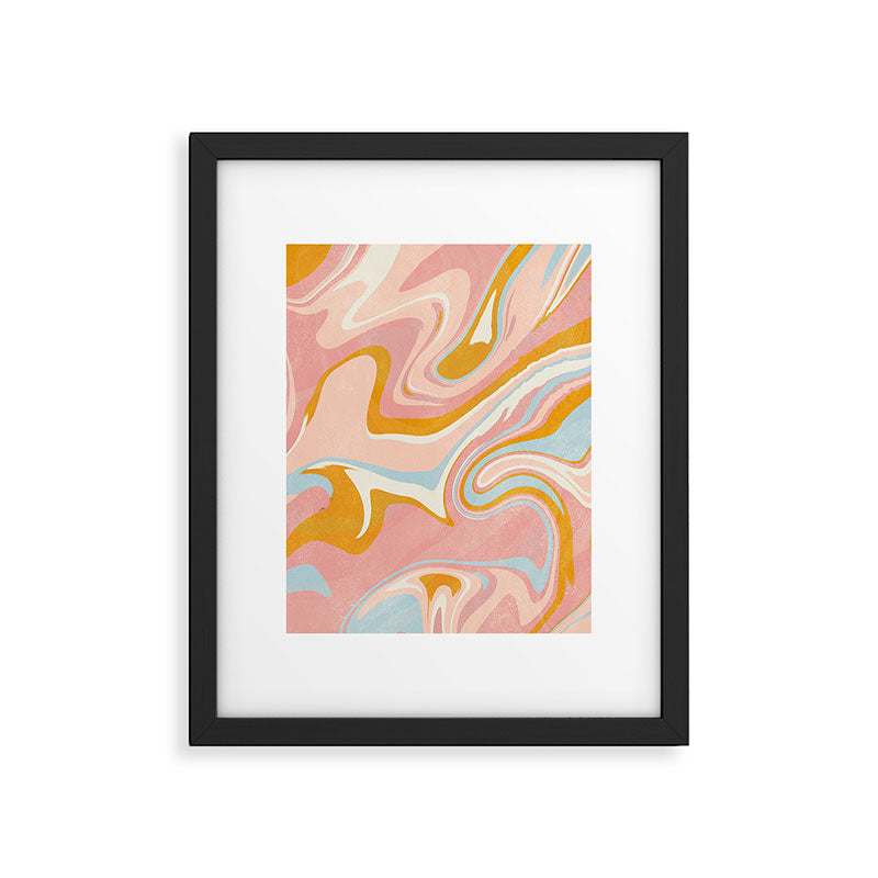 vintage marble Framed Art Print Gallery Image 6
