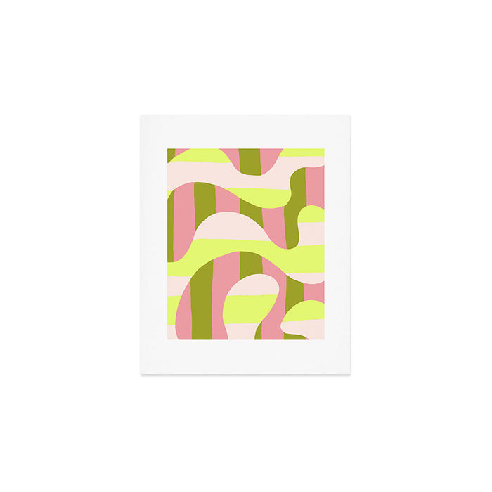 Watermelon Curve Art Print Gallery Image 1