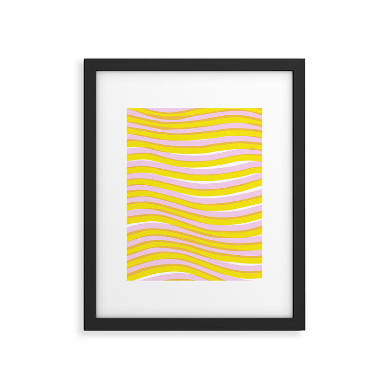 waves at sunrise Framed Art Print Gallery Image 6