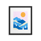 Winter Vista Framed Art Print Gallery Image 6