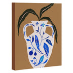 Dynasty Vase with Citrus & Blossoms Canvas Print Gallery Image 3