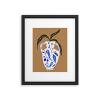 Dynasty Vase with Citrus & Blossoms Framed Art Print Gallery Image 5