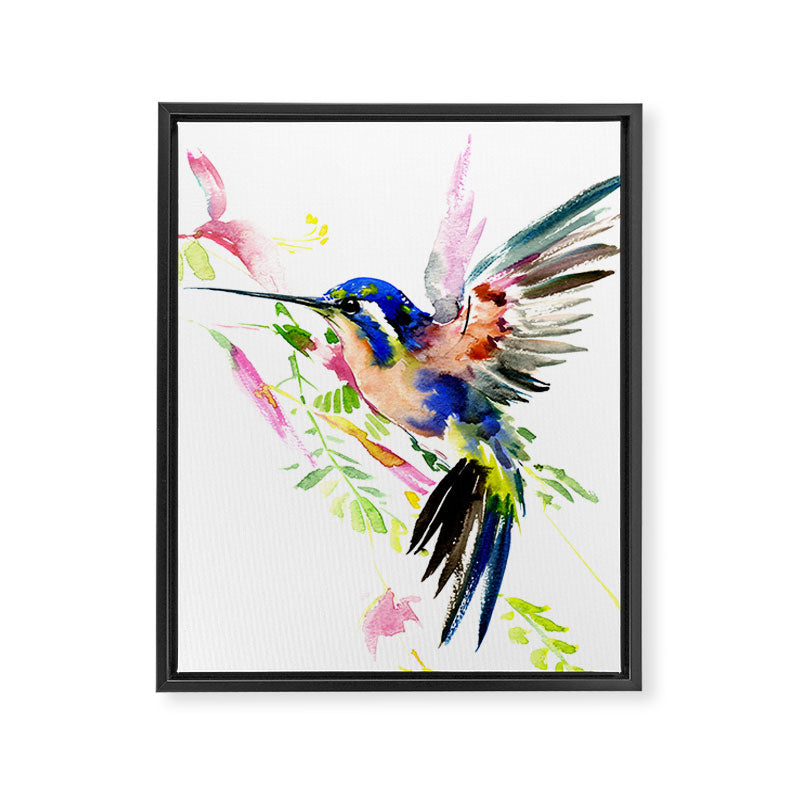 Hummingbird Framed Canvas Print Gallery Image 6