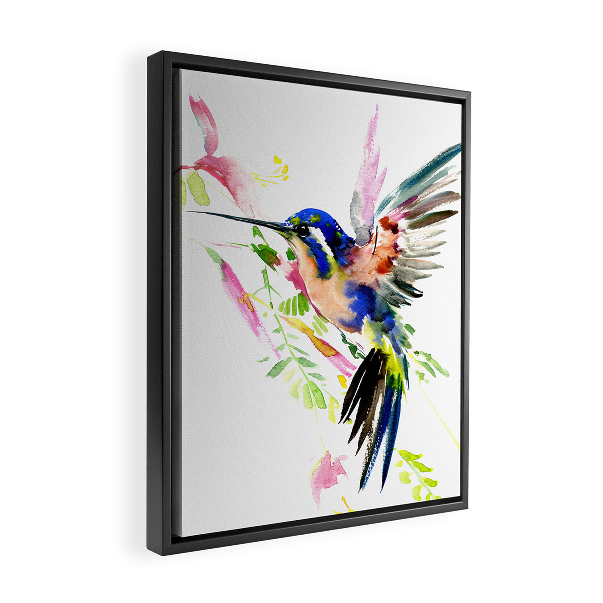 Hummingbird Framed Canvas Print Gallery Image 2