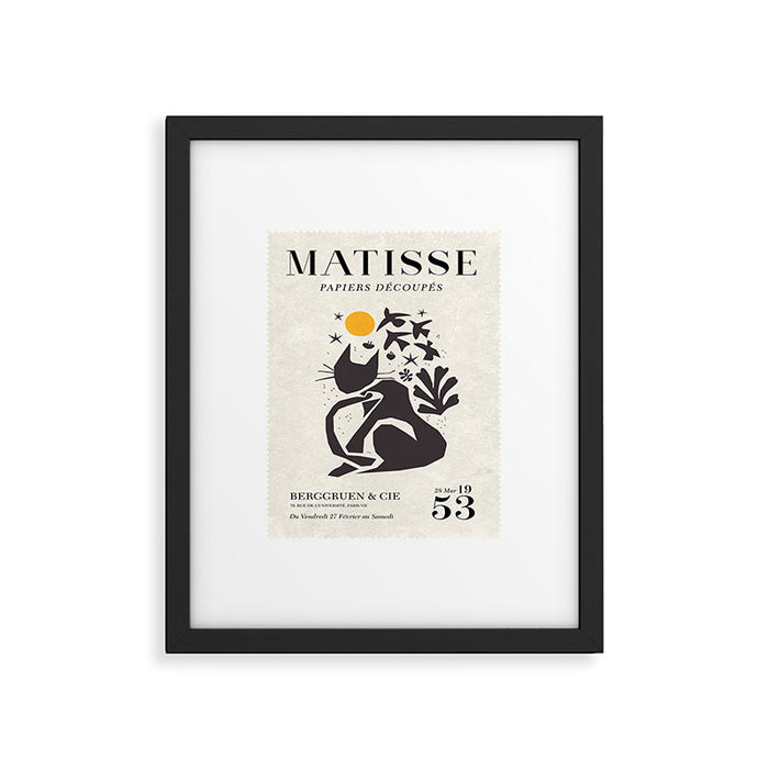 Matisse Cat Artwork Framed Art Print Gallery Image 1