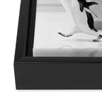 Penguin in Bathtub Framed Canvas Print Gallery Image 3