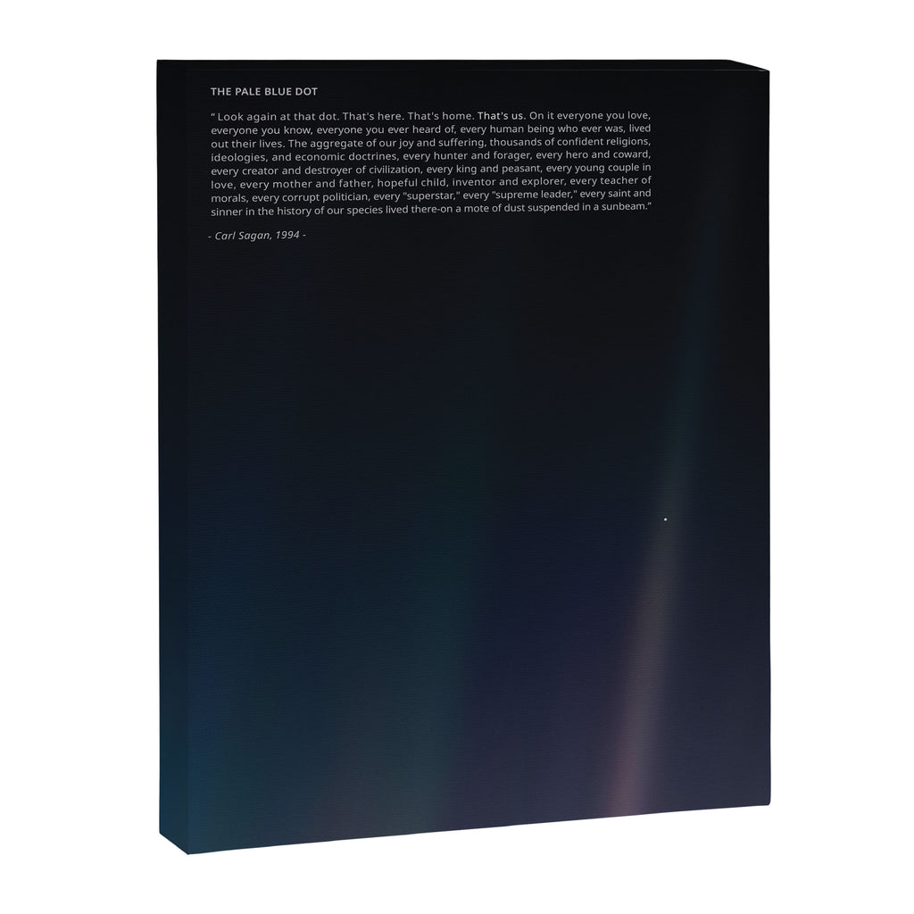 The Pale Blue Dot  Canvas Print Gallery Image 6