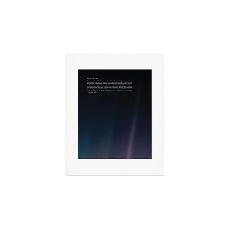 The Pale Blue Dot  Art Print Gallery Image 1
