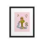 Age of Aquarius zodiac art by surfy birdy Framed Art Print Gallery Image 5
