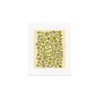 be here now // flower power // retro surf art by surfy birdy Art Print Gallery Image 1